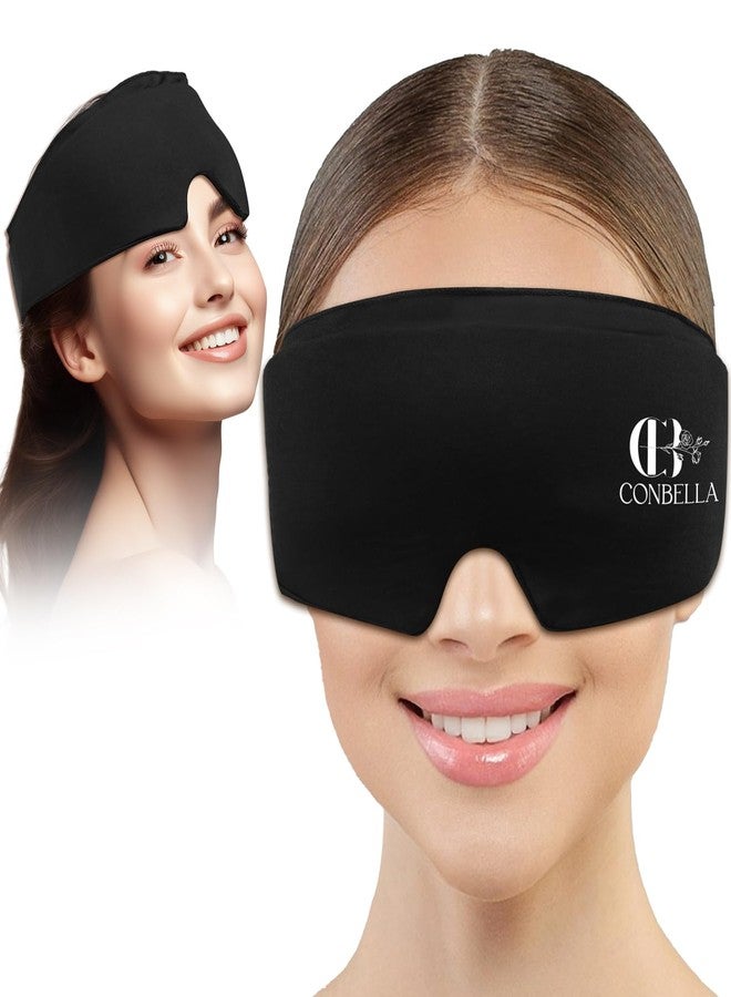 كونبيلا قناع تبريد للعينين المنتفختين، قناع جل للعينين، كمادة باردة للانتفاخ، والصداع النصفي، والصداع، والهالات السوداء، قابل لإعادة الاستخدام، مرن، قناع نوم بارد يوفر راحة تدوم طويلاً للرجال والنساء - Image 1